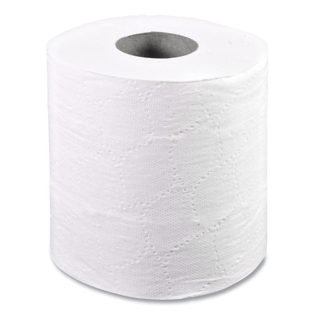 BOARDWALK 6155B 2-Ply Toilet Tissue, Septic Safe, White, 4.5 x 4.5, 500 Sheets/Roll, 96 Rolls/Carton