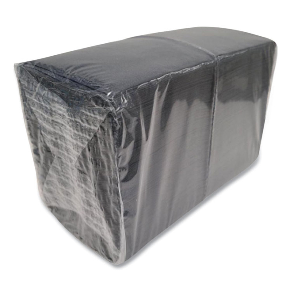 MORCON Tissue VT522 Morsoft Beverage Napkins, 2-Ply, 9 x 9.5, Black, 1,000/Carton