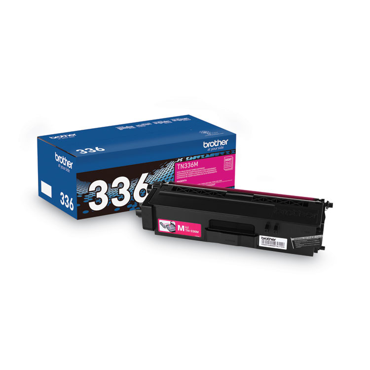 BROTHER INTL. CORP. TN336M TN336M High-Yield Toner, 3,500 Page-Yield, Magenta