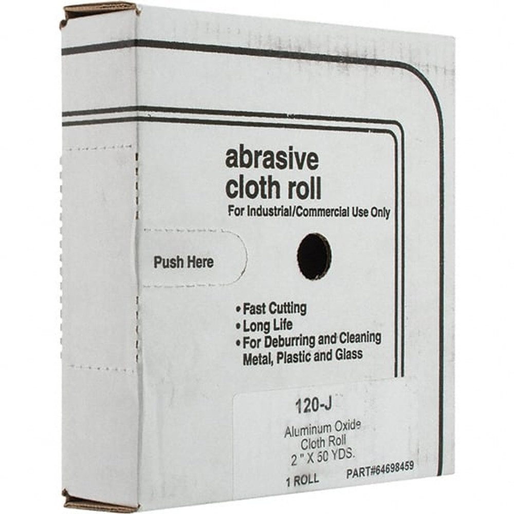 Value Collection 30169-MSC 2" x 50 Yd 120 Grit Aluminum Oxide Shop Roll