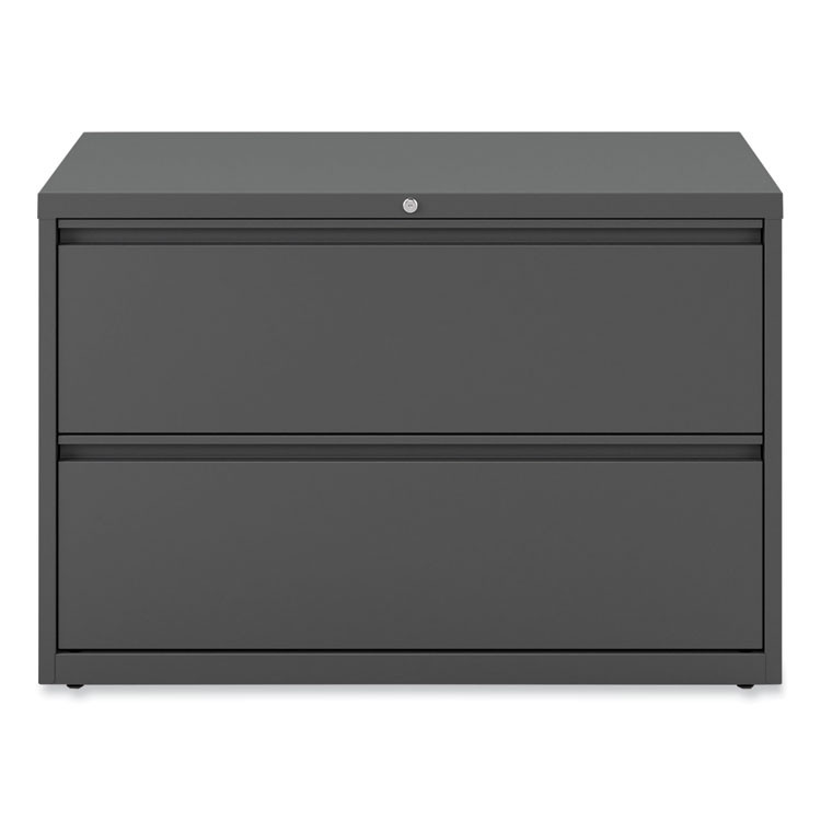 ALERA HLF4229CC Lateral File, 2 Legal/Letter-Size File Drawers, Charcoal, 42" x 18.63" x 28"