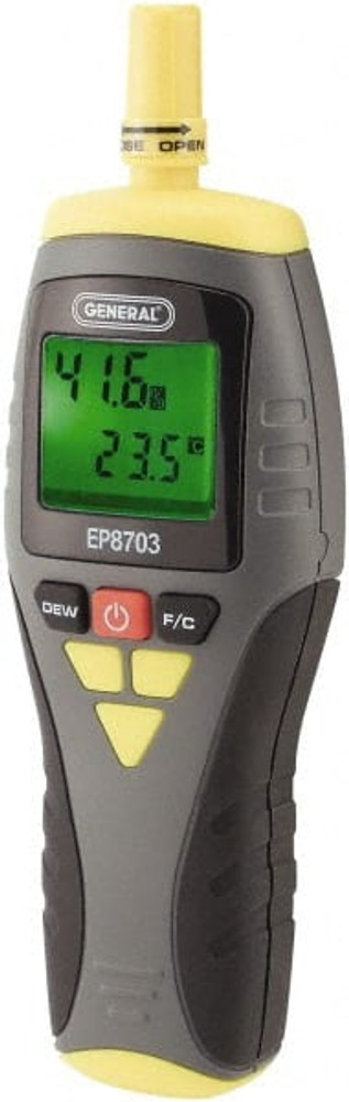 General EP8703 14 to 122°F, 0 to 99.9% Humidity Range, Thermo-Hygrometer