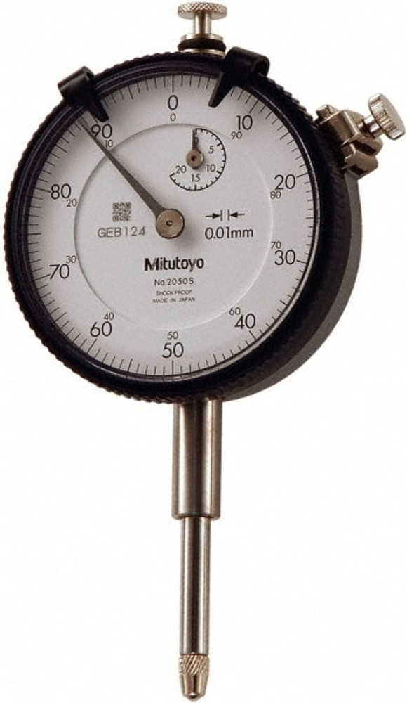 Mitutoyo 2050AB Dial Drop Indicator: 0 to 0-100 Dial Reading