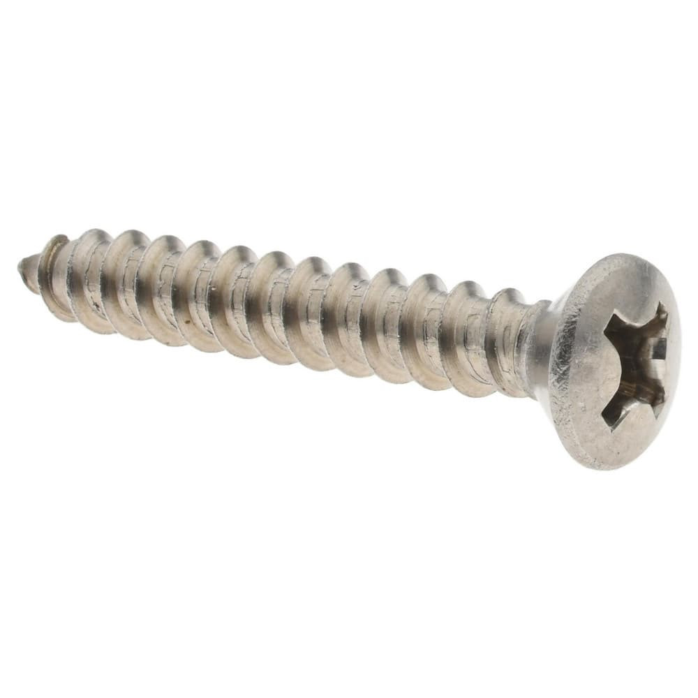 Value Collection R63646681 Sheet Metal Screw: #12, Oval Head, Phillips