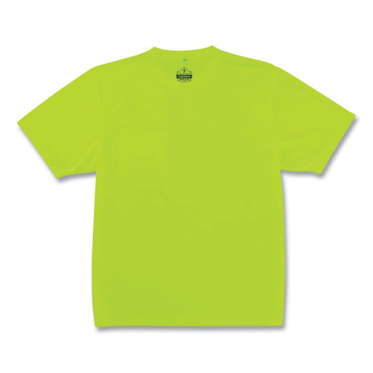 TENACIOUS HOLDINGS, INC. ergodyne® 21559 GloWear 8089 Non-Certified Hi-Vis T-Shirt, Polyester, 5X-Large, Lime