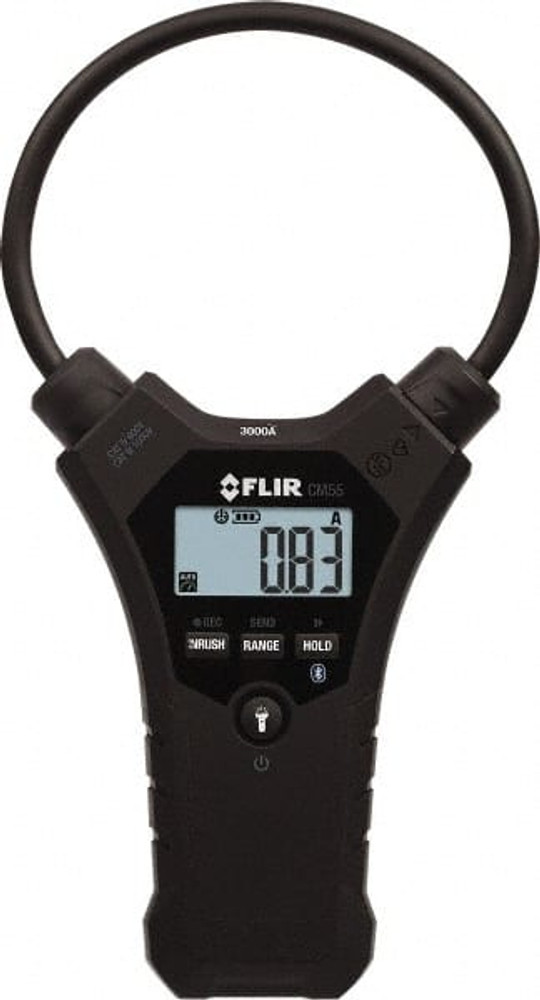 FLIR CM55 Wireless Clamp Meter: CAT IV, 10" Jaw, Flex Jaw