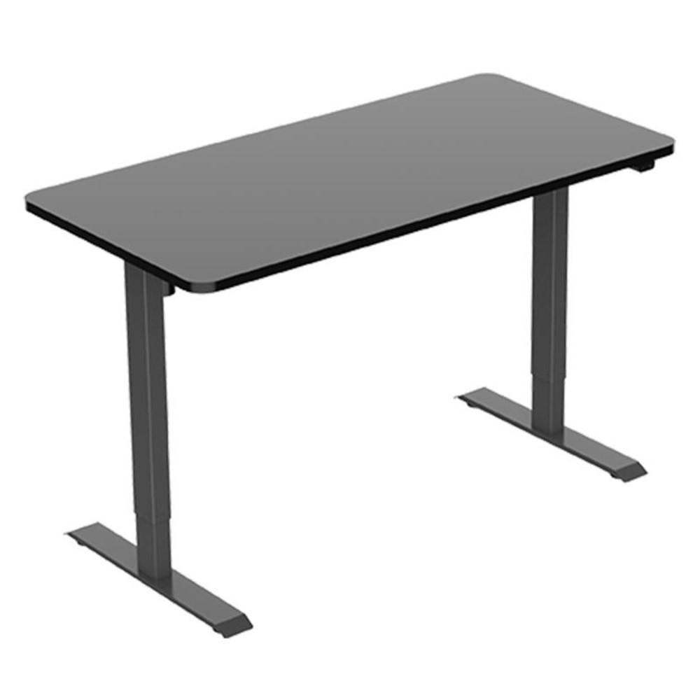 ZOXOU INC. EC1B4830B FlexiSpot EC1 Electric Height-Adjustable Standing Desk, 48-5/8inH x 48inW x 30inD, Black