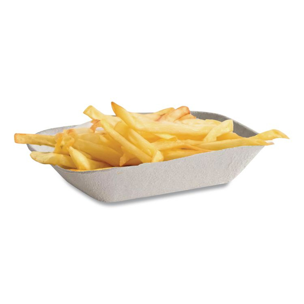 HUHTAMAKI Chinet® 10403CT Savaday Molded Fiber Food Tray, 5 x 7, Beige, Paper, 250/Bag, 4 Bags/Carton