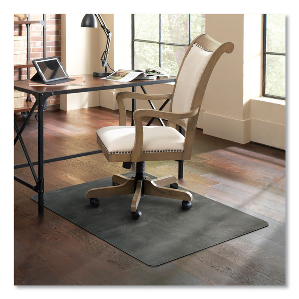 E.S. ROBBINS ES 119763 Trendsetter Chair Mat for Hard Floors, 36 x 48, Pewter