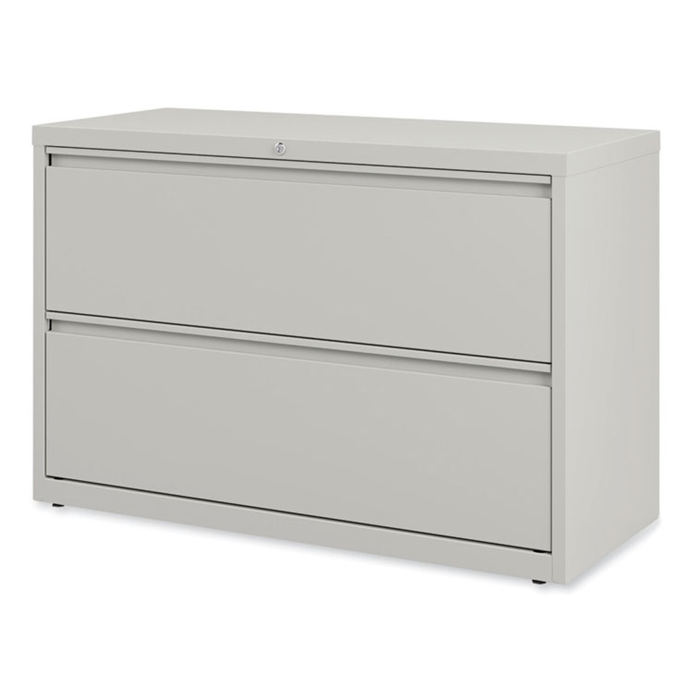ALERA HLF4229LG Lateral File, 2 Legal/Letter-Size File Drawers, Light Gray, 42" x 18.63" x 28"
