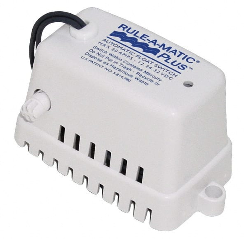 Import 40A Float Switches; Float Style: Horizontal Float Switch w/Guard & w/o Fuse Holder..