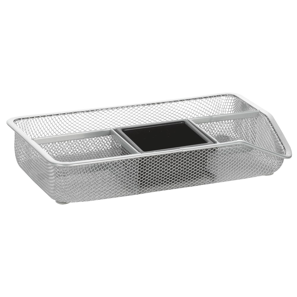 OFFICE DEPOT DSN-203 Brenton Studio Silver Mesh Drawer Organizer