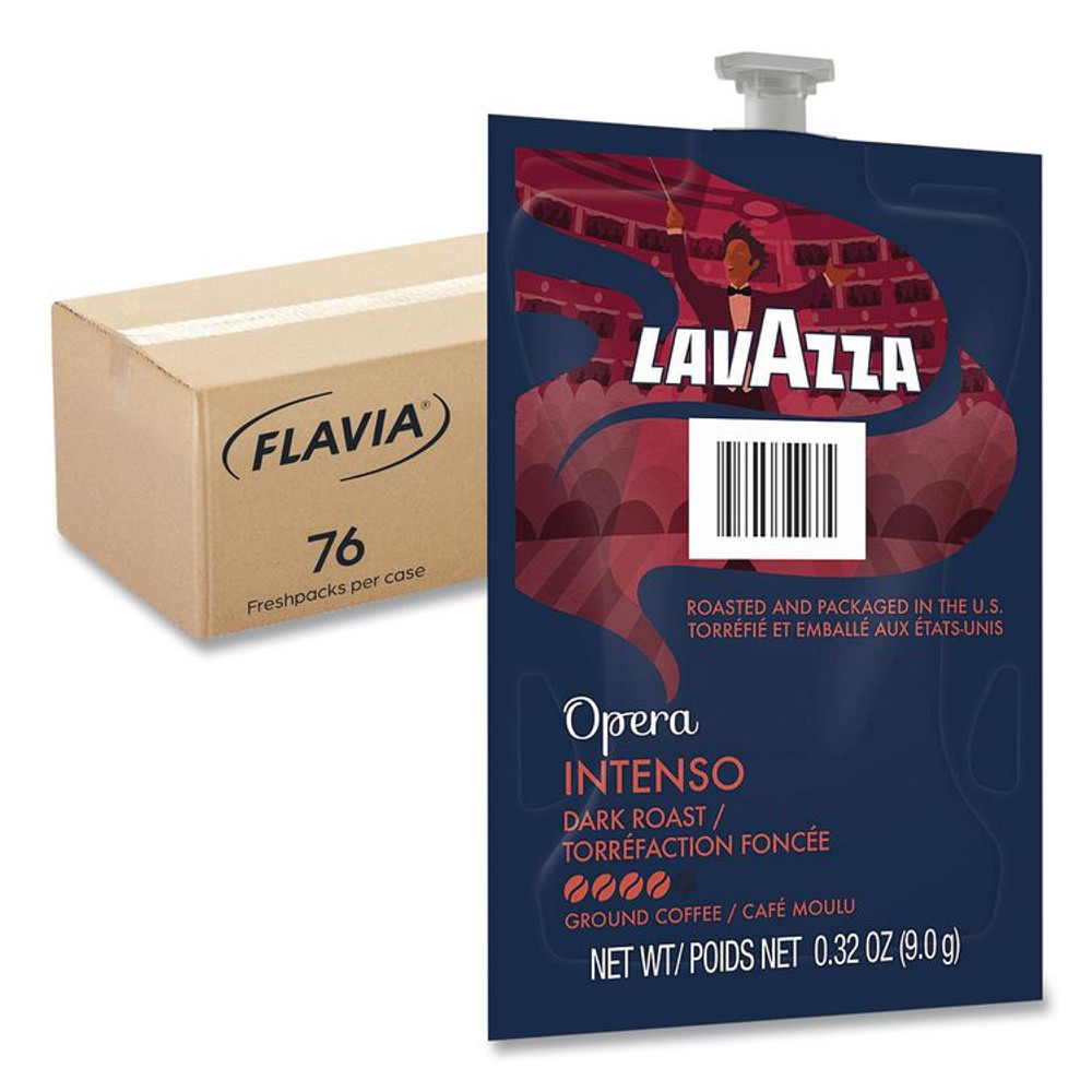 LAVAZZA FLAVIA® 48106 Intenso Coffee Freshpack, 76/Carton