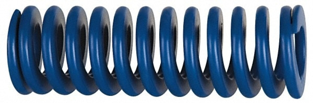 Associated Spring Raymond 204-824 Die Spring: 50 mm Hole Dia, 25 mm Rod Dia, 152 mm Free Length, Blue