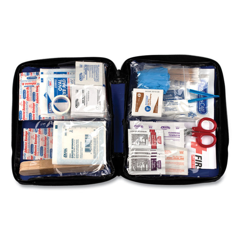 FIRST AID ONLY, INC. PhysiciansCare® by 90167 Soft-Sided First Aid Kit for up to 25 People, 195 Pieces, Soft Fabric Case