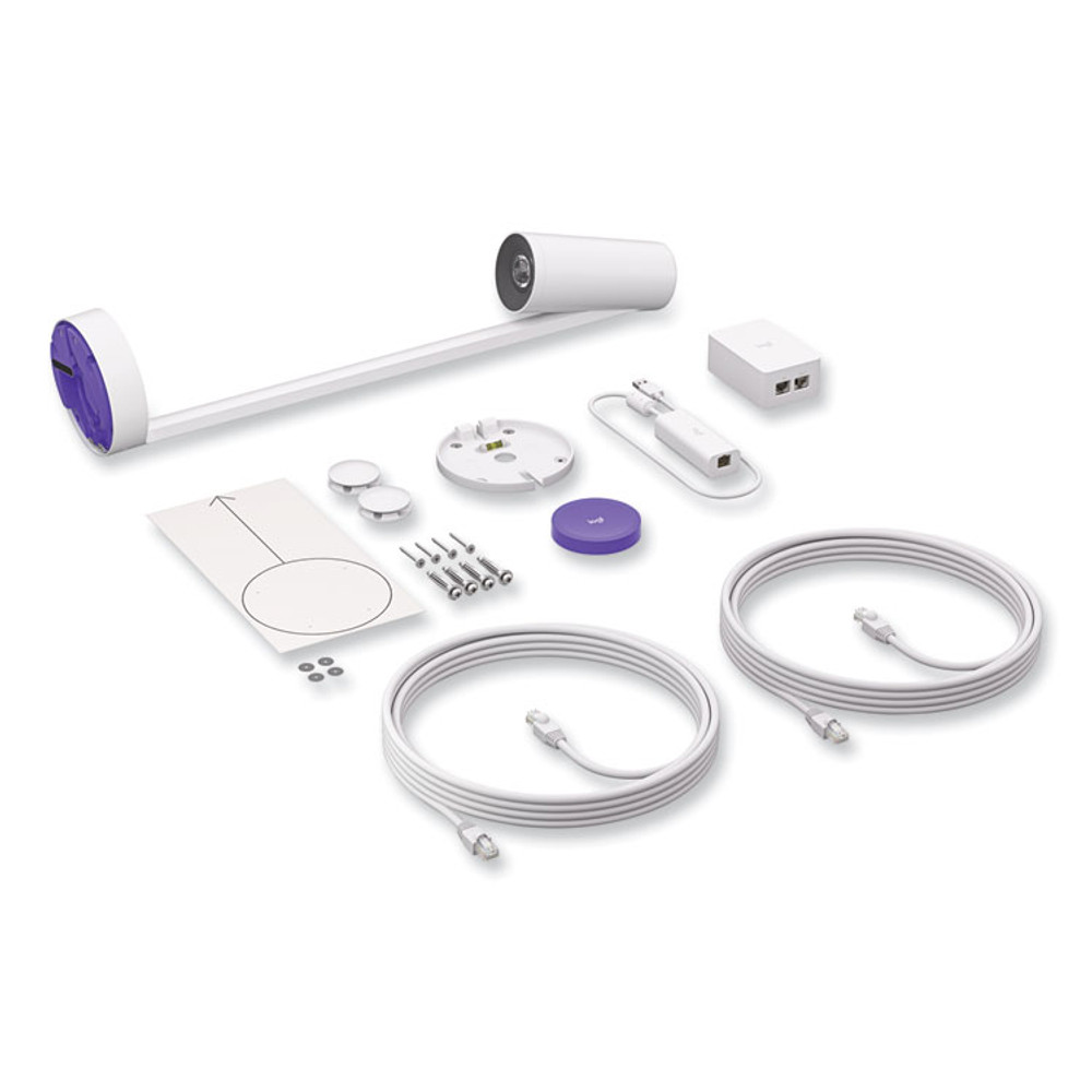 LOGITECH, INC. 960001332 Scribe Whiteboard Camera, 1920 pixels x 1080 pixels, 2 Mpixels, White