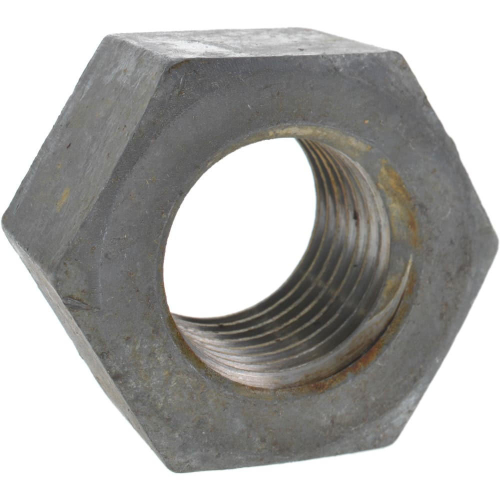 Value Collection HHNI2200G Hex Nut: 2 - 4-1/2, Grade 2 Steel, Hot Dipped Galvanized Finish