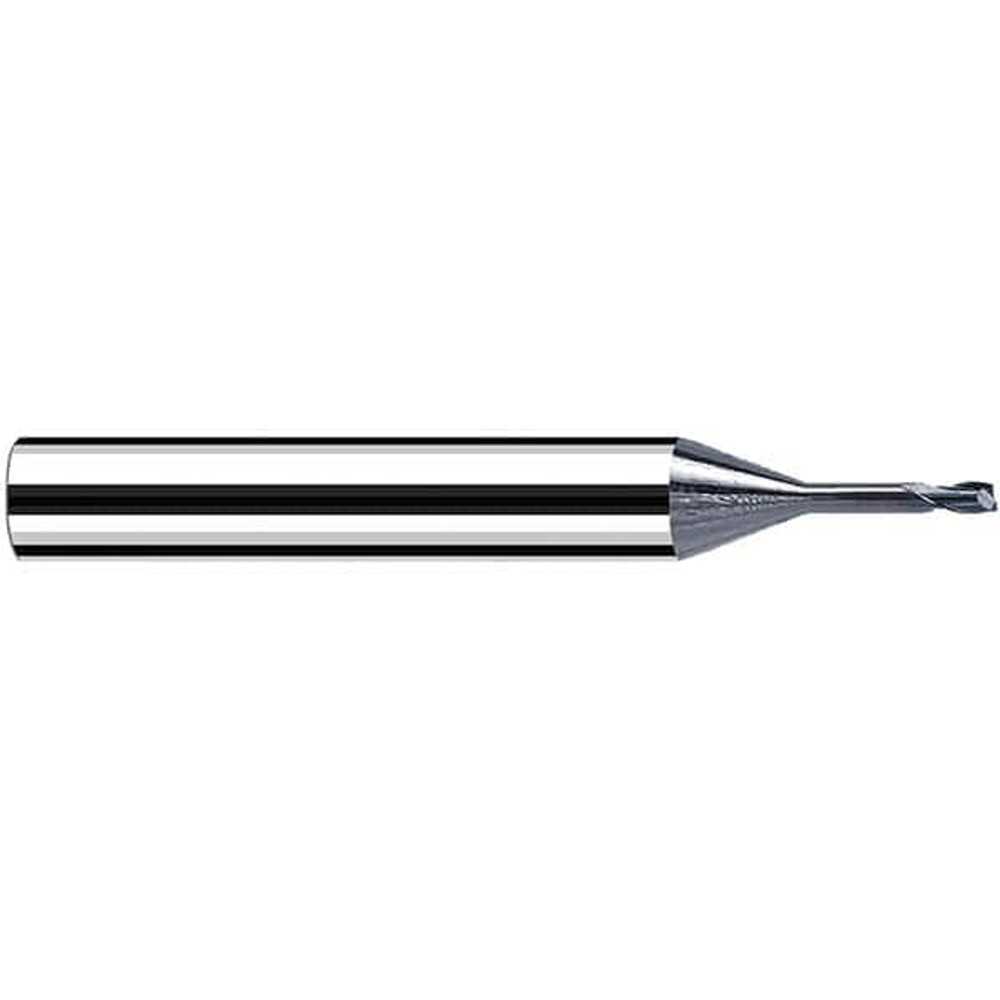 Fraisa X6503020 Square End Mill: 0.20 mm Dia, 0.12 mm LOC, 2 Flute, Solid Carbide