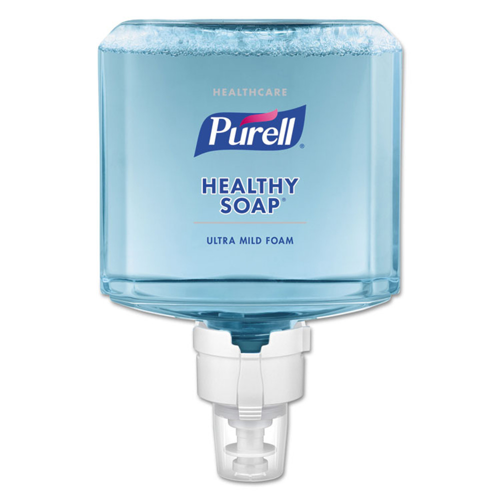 GO-JO INDUSTRIES PURELL® 777502 Healthcare HEALTHY SOAP Ultra Mild Foam Refill For ES8 Dispensers, Clean, 1,200 mL, 2/Carton
