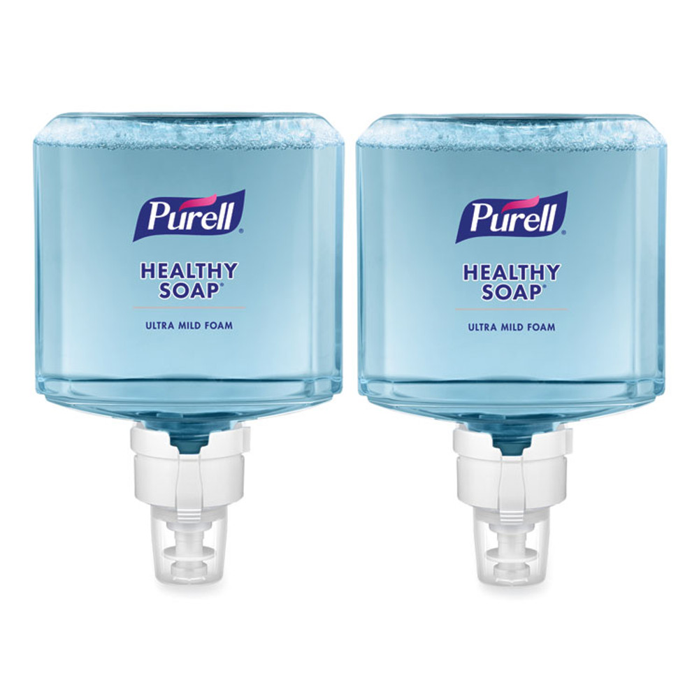 GO-JO INDUSTRIES PURELL® 777502 Healthcare HEALTHY SOAP Ultra Mild Foam Refill For ES8 Dispensers, Clean, 1,200 mL, 2/Carton