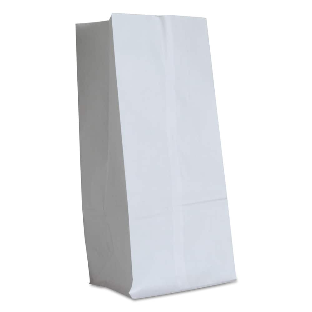 GEN BAGGW16500 Paper Bags; Bag Type: Grocery Bag ; Color: White ; Handle Included: No ; Bag Bottom Type: Flat ; UNSPSC Code: 0024111502
