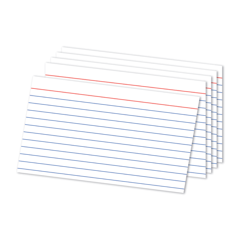 Ideal for studying, presenting, and list making  Quality engineering with precision cuts for a uniform size.  Ruled design helps you write clearly and neatly.  Excellent tool for studying and making quick references.