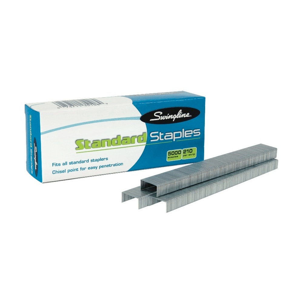 ACCO BRANDS USA, LLC S7035111 Swingline Standard Chisel Point Staples 10/pk, (10 boxes of 5,000 staples)