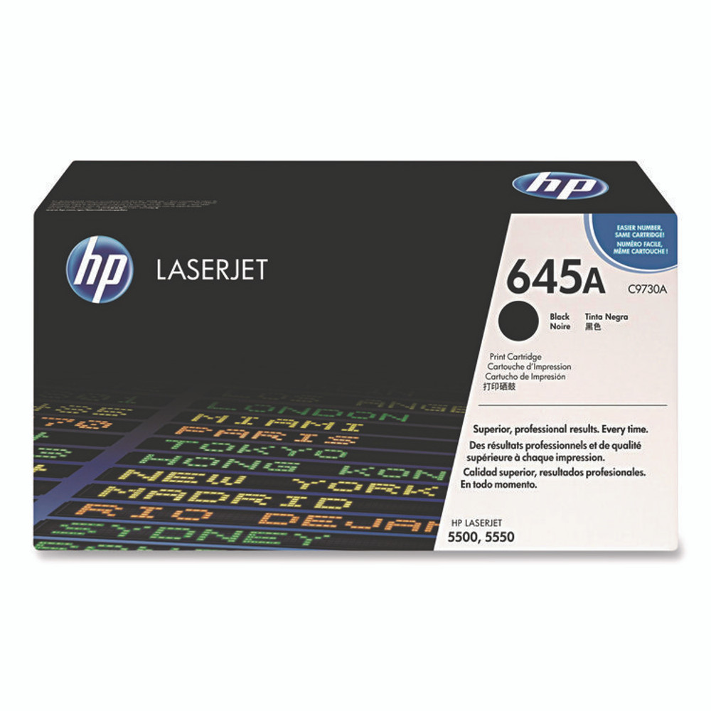 HP INC C9730A HP 645A, (C9730A) Black Original LaserJet Toner Cartridge