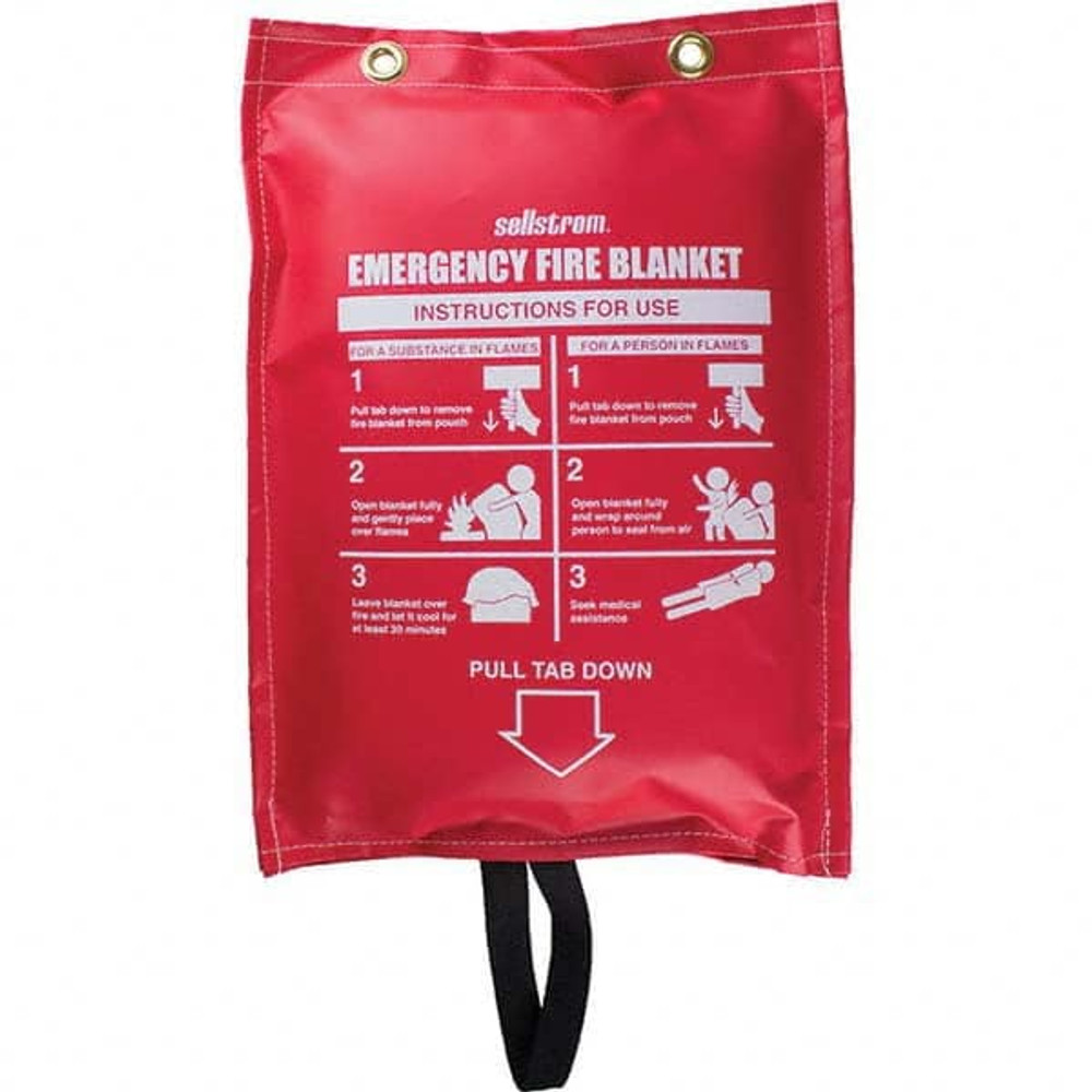 Sellstrom S97450 Rescue Blankets; Overall Length: 60in ; Overall Width: 72in ; Container Type: Bag ; Unitized Kit Packaging: Yes