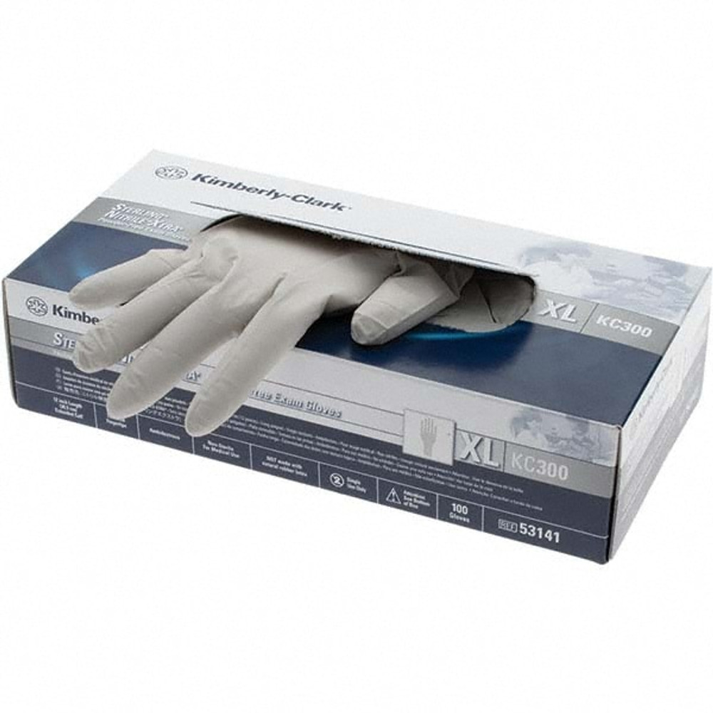 Kimtech 53141 Disposable Gloves: X-Large, 3.5 mil Thick, Nitrile, Medical Grade