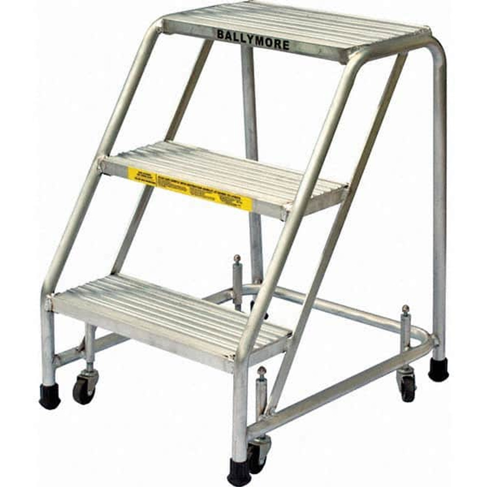 Ballymore A3S30 Aluminum Rolling Ladder: 3 Step