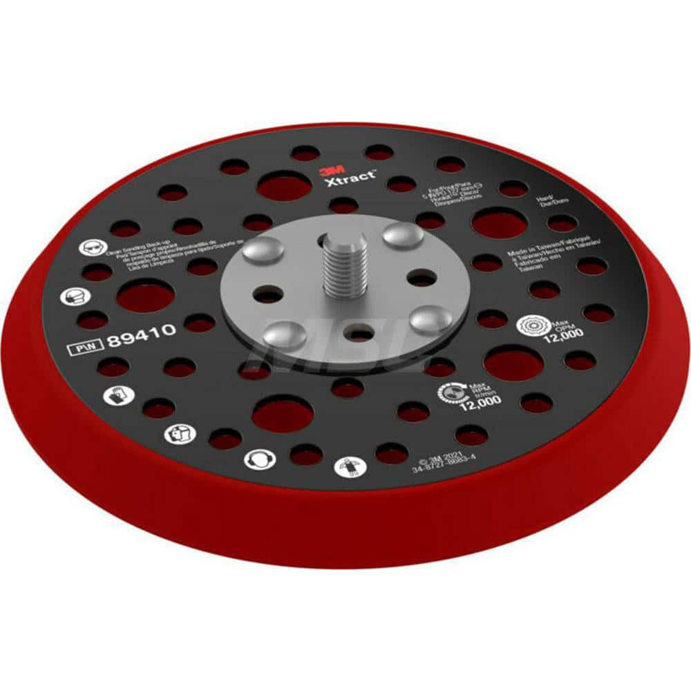 3M Disc Backing Pad: 6" Dia, Hook & Loop 7100270476