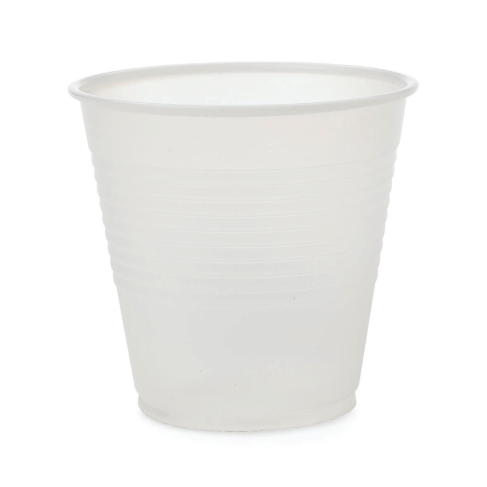 MEDLINE INDUSTRIES, INC. Medline NON03005  Disposable Plastic Drinking Cups, 5 Oz, Translucent, 100 Cups Per Bag, Case Of 25 Bags