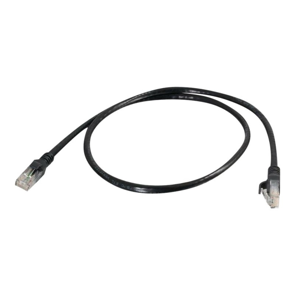 LASTAR INC. 10296 C2G 20ft Cat6 Snagless UTP Unshielded Ethernet Network Patch Cable (TAA) - Black - Patch cable - TAA Compliant - RJ-45 (M) to RJ-45 (M) - 20 ft - UTP - CAT 6 - molded, snagless, stranded - black