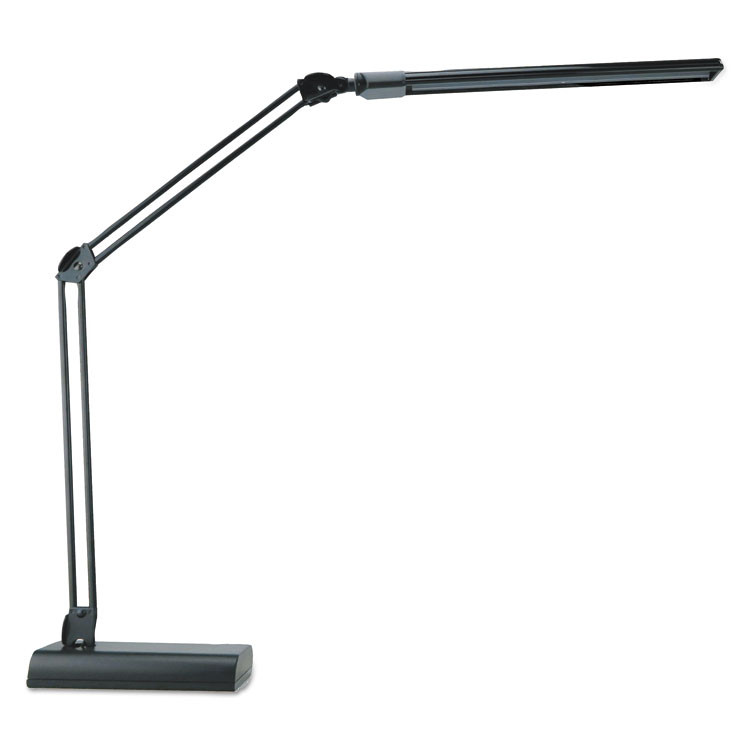 ALERA LED908B Adjustable LED Desk Lamp, 3.25w x 6d x 21.5h, Black