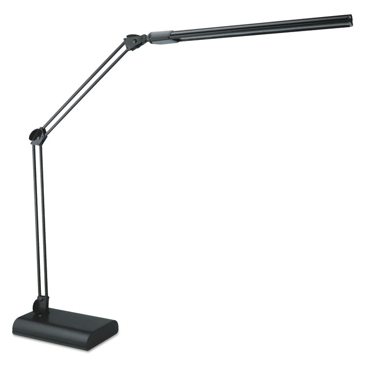 ALERA LED908B Adjustable LED Desk Lamp, 3.25w x 6d x 21.5h, Black