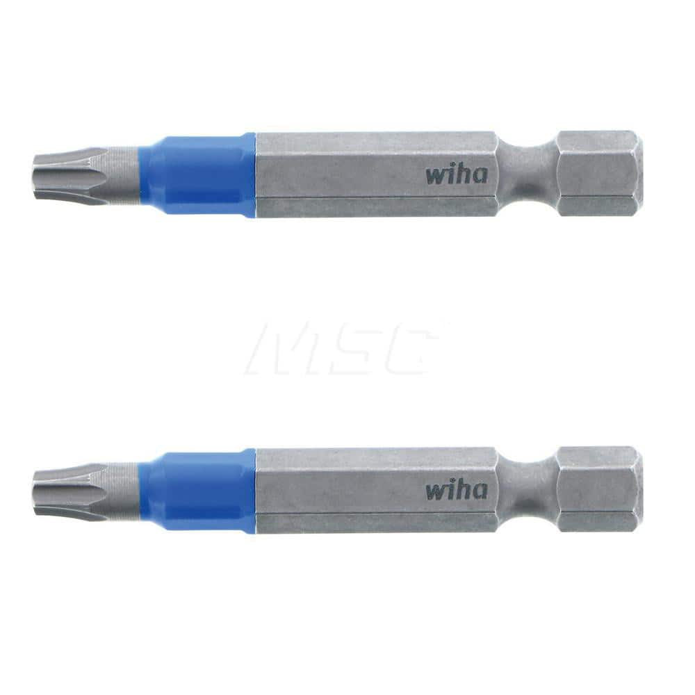 Wiha 70218 Power Screwdriver Bit: T15 Torx, 1/4" Hex Drive