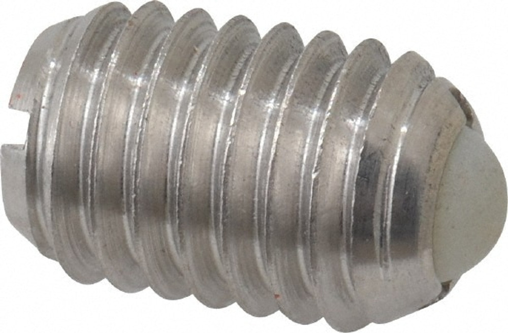 Vlier DSSBH60 Threaded Ball Plunger: 1/2-13, 0.281" Ball Dia, 3/4" Body Length, 0.072" Max Ball Reach