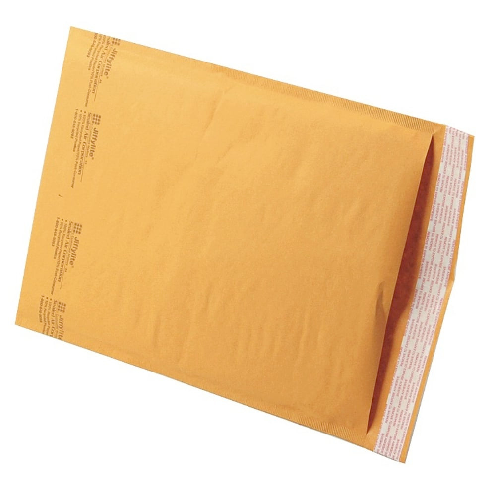 SEALED AIR CORPORATION 39095 Sealed Air Self-Seal Bubble Mailers, 9 1/2in x 14 1/2in, Kraft, Case Of 100