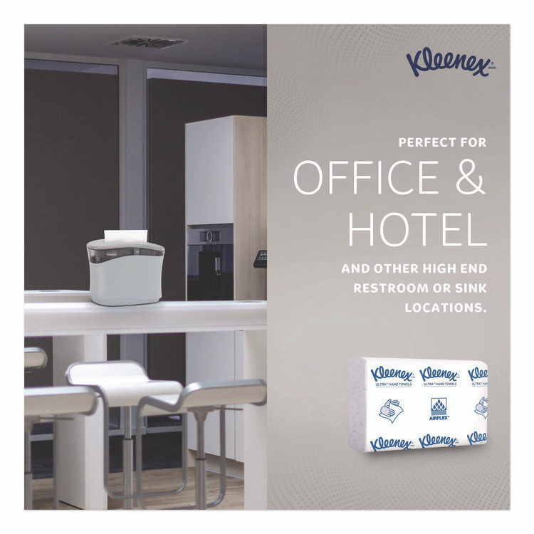 KIMBERLY-CLARK PROFESSIONAL Kleenex® 46321 Reveal Multi-Fold Towels, 2-Ply, 8 x 9.4, White, 16/Carton