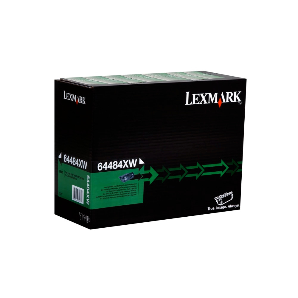 LEXMARK INTERNATIONAL, INC. 64484XW Lexmark 64484XW Remanufactured Black High Yield Toner Cartridge