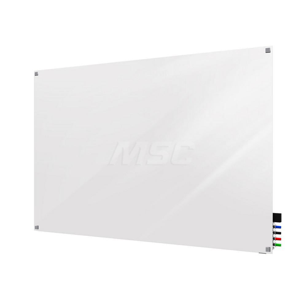 Ghent HMYSN34WH Whiteboards & Magnetic Dry Erase Boards; Board Material: Glass ; Height (Inch): 36 ; Width (Inch): 48 ; Includes: Acrylic Accessory Holder; Board; Eraser; (4) Markers; Stand-Offs ; Magnetic: No ; Erasure Type: Dry