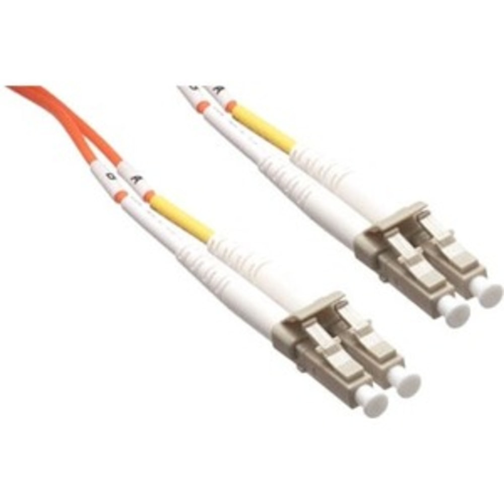 AXIOM MEMORY SOLUTIONS Axiom LCLCMD5O-9M-AX  LC/LC Multimode Duplex OM2 50/125 Fiber Optic Cable 9m - Fiber Optic for Network Device - 29.53 ft - 2 x LC Male Network - 2 x LC Male Network - Orange