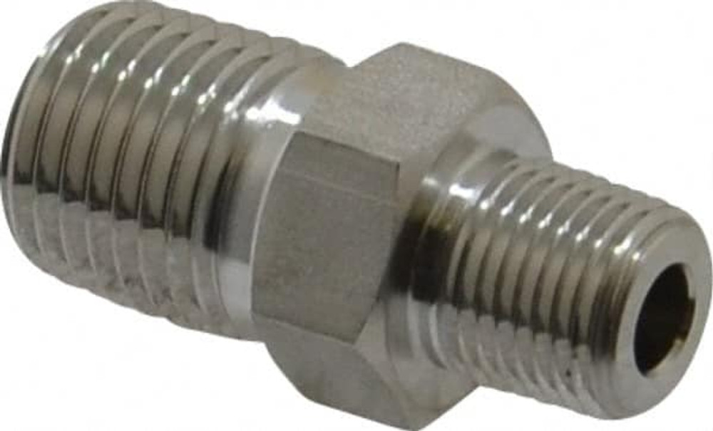 Ham-Let 3001259 Pipe Hex Plug: 1/4 x 1/8" Fitting, 316 Stainless Steel