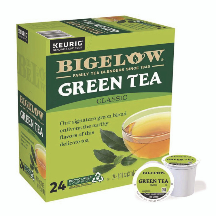 KEURIG DR PEPPER Bigelow® 6085 Green Tea K-Cup Pack, 24/Box
