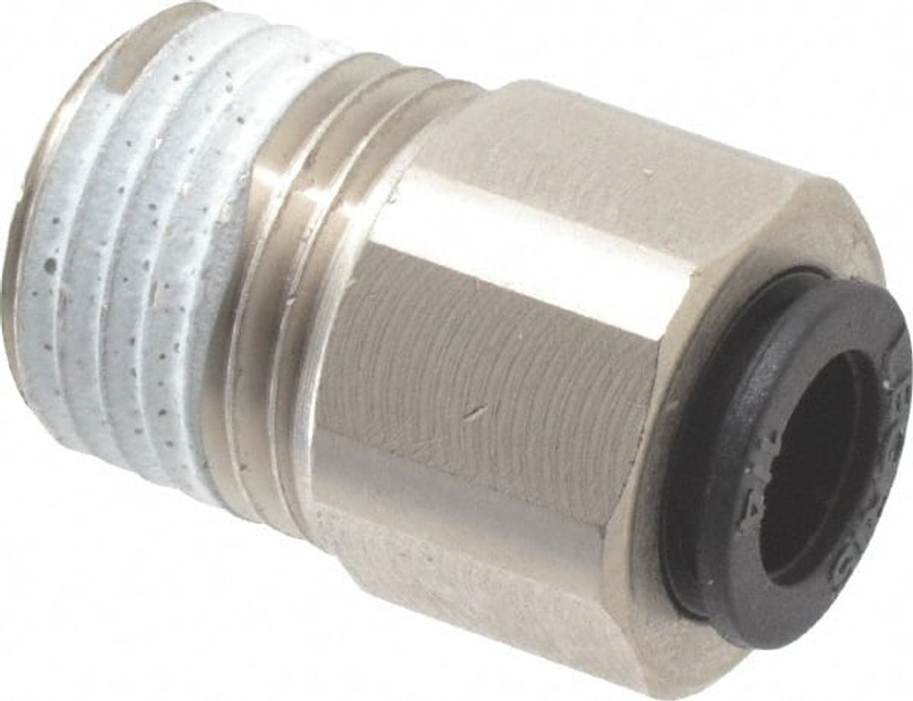 Legris 3091 56 14 Push-To-Connect Tube to Male & Tube to Male NPT Tube Fitting: Self-Sealing Male, 1/4" Thread, 1/4" OD