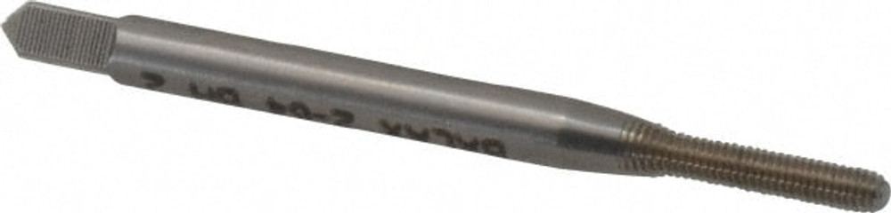 Balax 10422-010 Thread Forming Tap: #2-64 UNF, 2/3B Class of Fit, Bottoming, High Speed Steel, Bright Finish