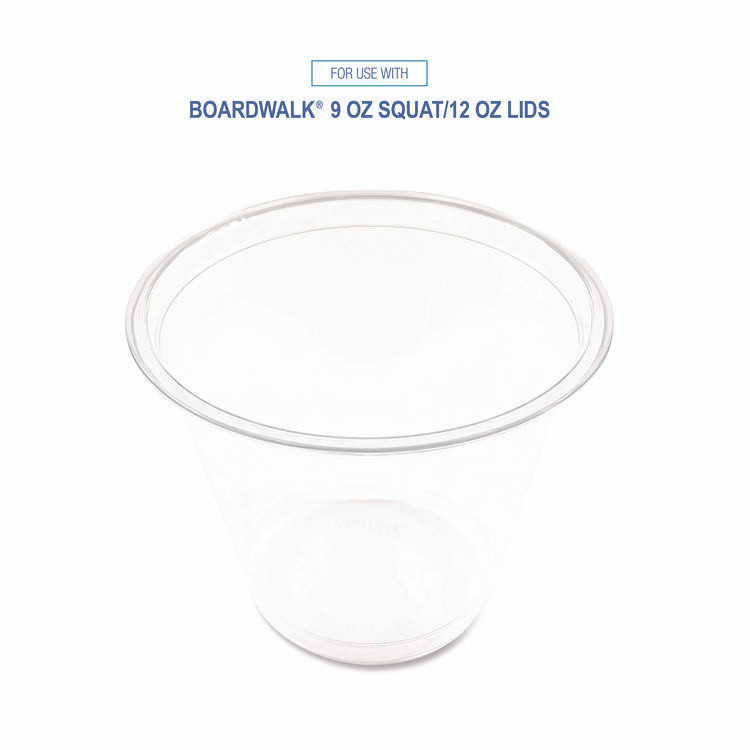BOARDWALK PET9SPK Clear Plastic PET Cups, 9 oz, 50/Pack