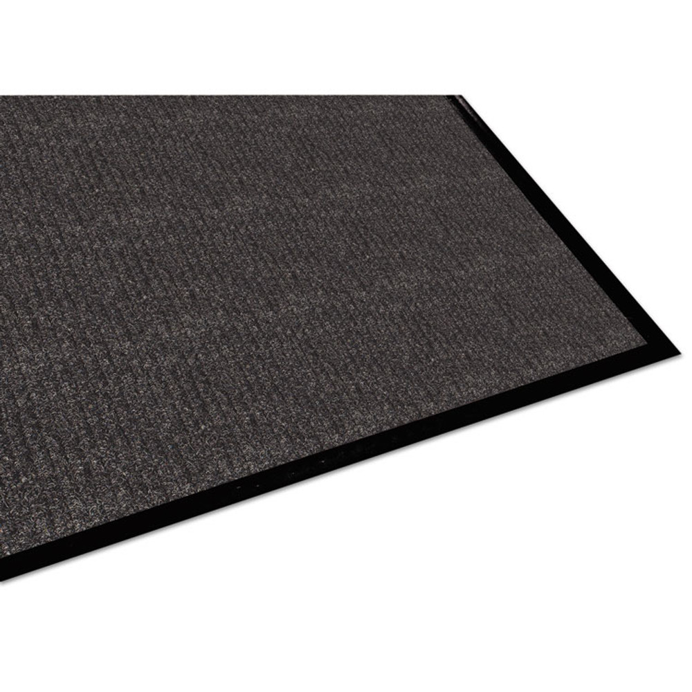 MILLENNIUM MAT COMPANY Guardian 64040630 Golden Series Dual Rib Indoor Wiper Mats, Rectangular, Charcoal Gray Carpeted Surface, 48" x 72"