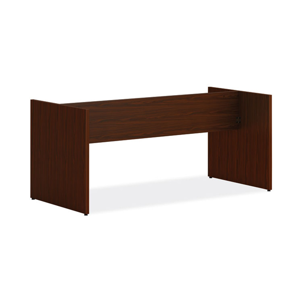 HON COMPANY TBL96BSELT1 Mod Slab Base for 96" Table Tops, 63.5w x 29.23d x 28h, Traditional Mahogany